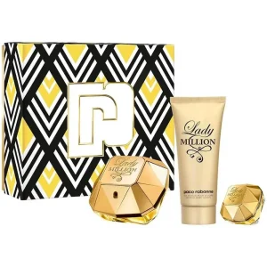 Kit Coffret Lady Million Paco Rabanne Eau de Parfum (3 produtos)