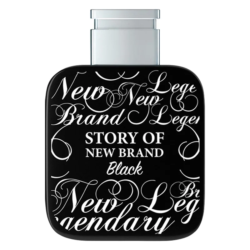 Story of New Brand Black Eau de Toilette Masculino